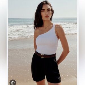 Reformation Holly Linen Top